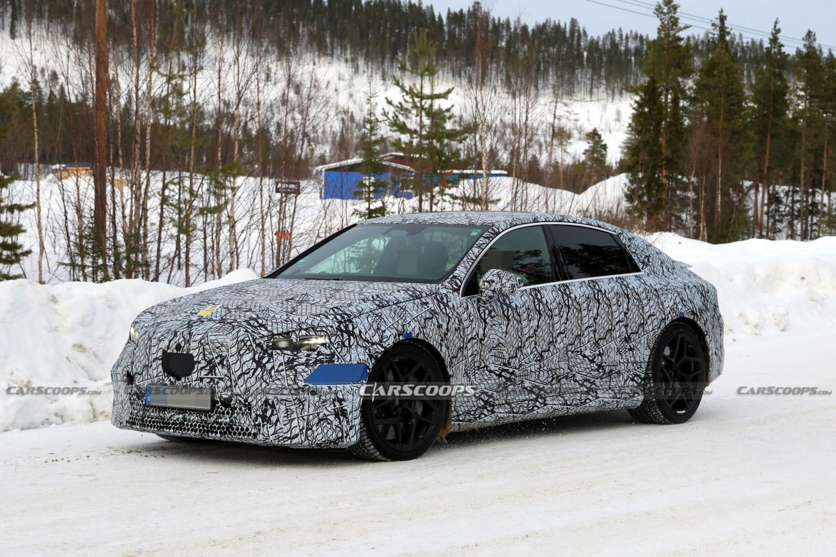 Електричний Mercedes-Benz C-Class AMG виїхав на тести: дизайн фастбека та 800 кінських сил - фото 5