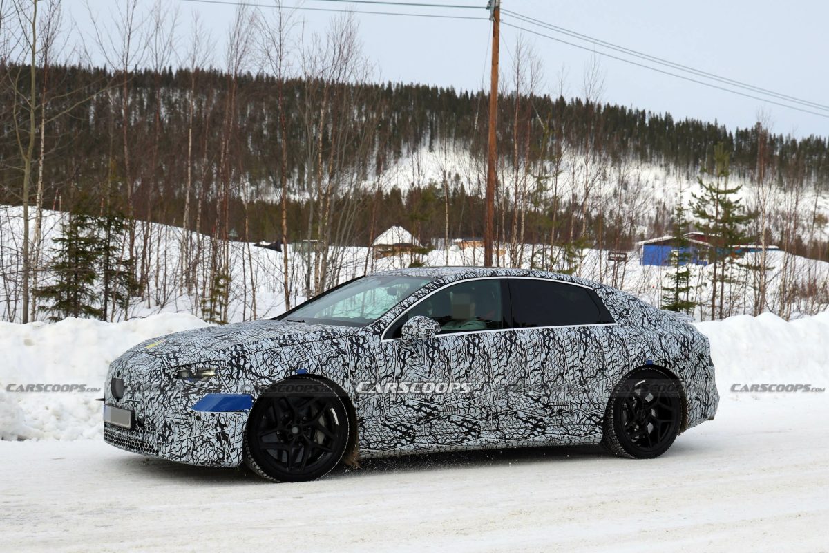 Електричний Mercedes-Benz C-Class AMG виїхав на тести: дизайн фастбека та 800 кінських сил - фото 6