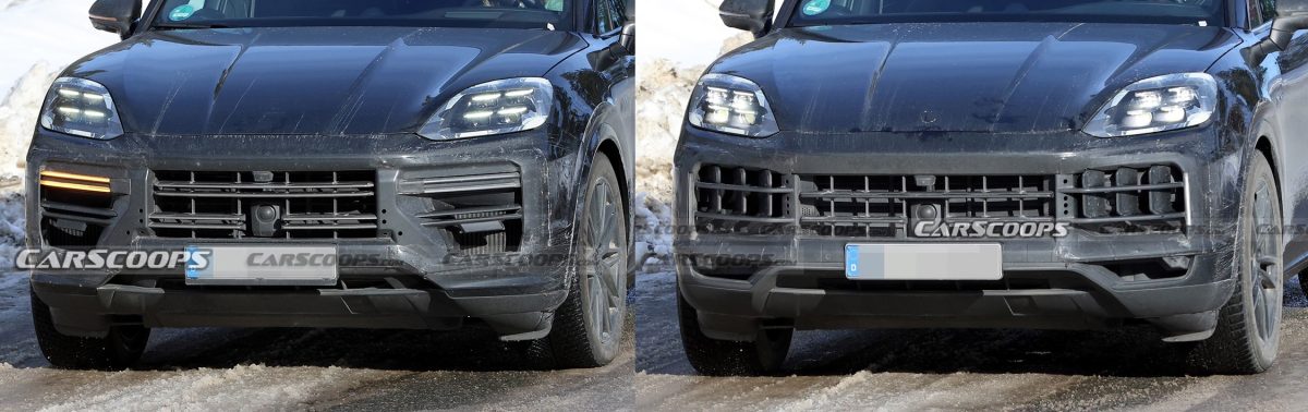 Шпигунські фото: Porsche готує оновлення для бензинових та гібридних версій Cayenne - фото 1