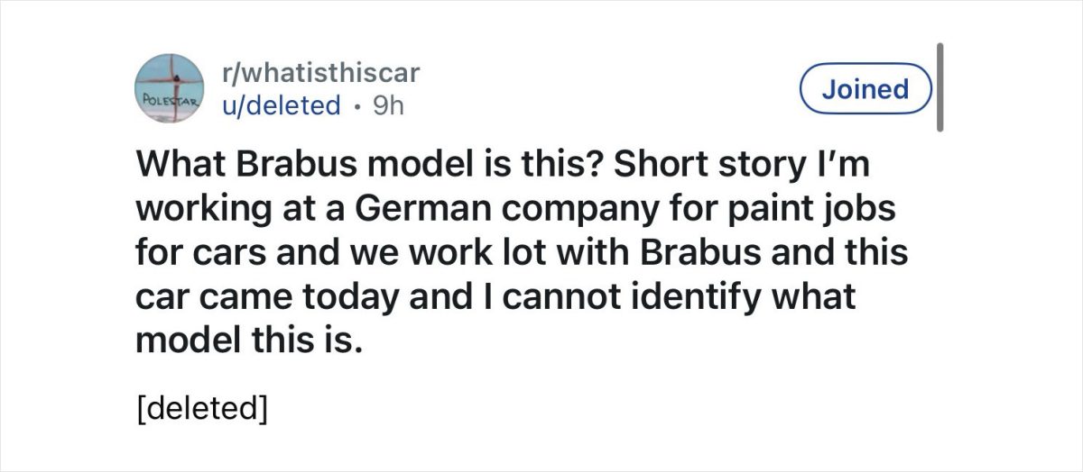 Ексклюзивний витік: у мережі з'явилися фото загадкового суперкара Brabus Bodo 77 - фото 1