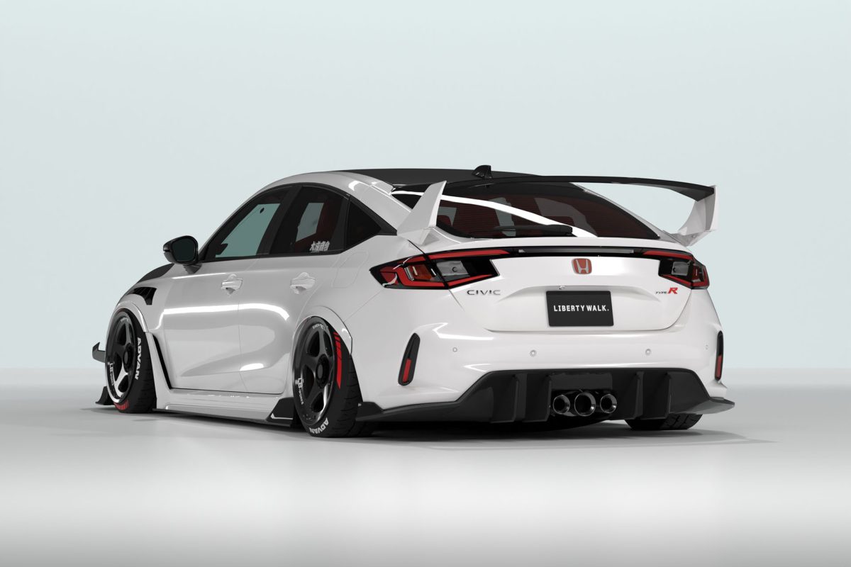 Liberty Walk представив агресивний та доступний обвіс для Honda Civic Type R - фото 6