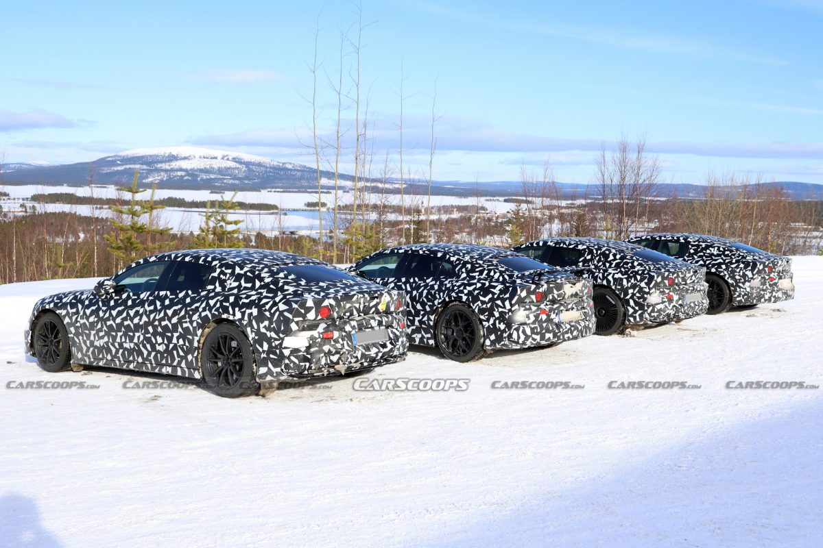 Шпигунські фото розкрили деталі: Mercedes-AMG готує 1300-сильного конкурента Porsche Taycan Turbo GT - фото 2
