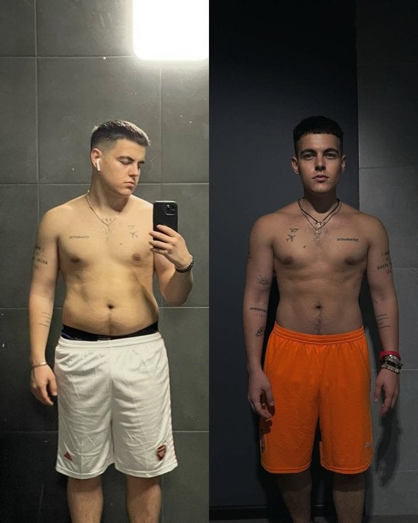 Дмитро Волканов до та після схуднення / © instagram.com/dimavolkanov