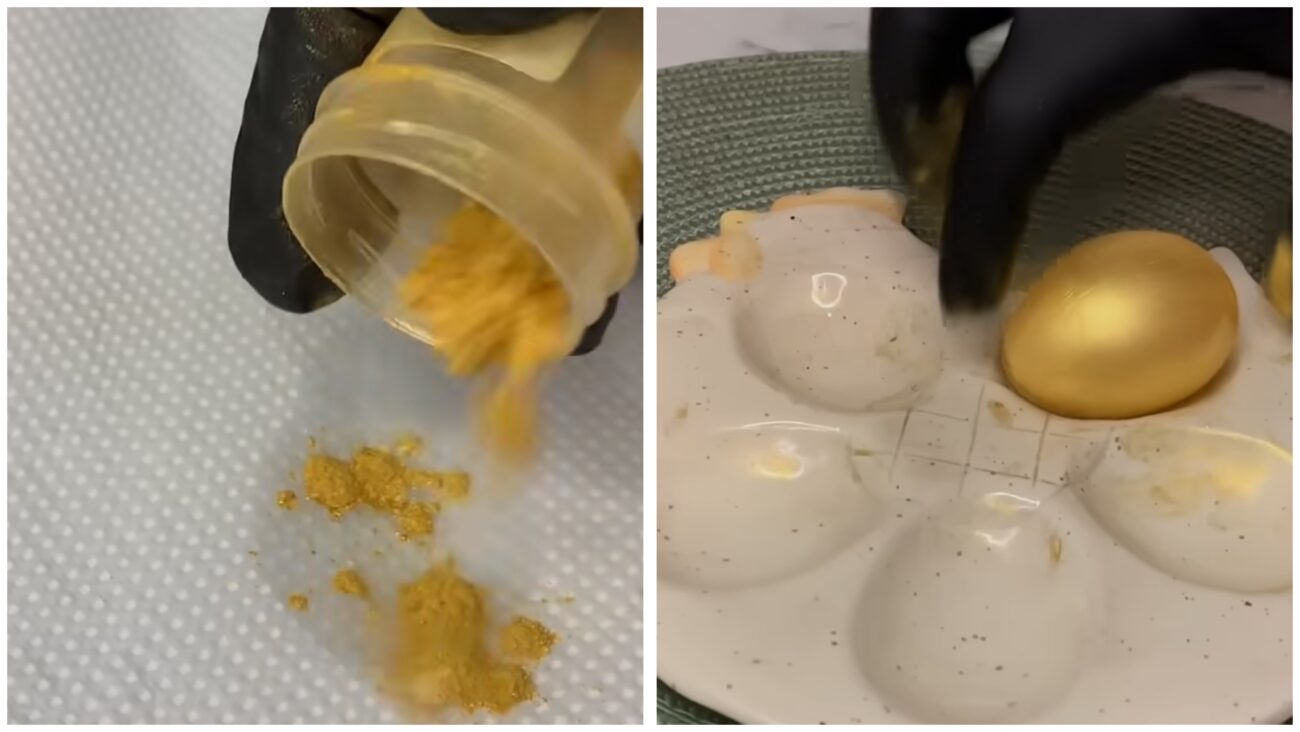 Господині розповіли, як на Великдень пофарбувати яйця у золотий колір. Фото: YouTube @СвєтаКлимович 