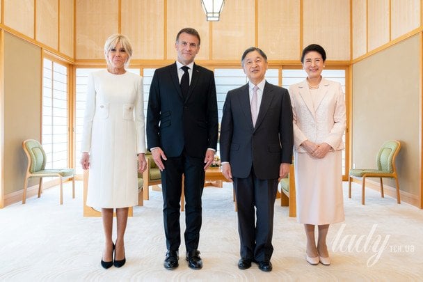 Бріжит та Еммануель Макрони, імператор Нарухіто та імператриця Масако / © Associated Press