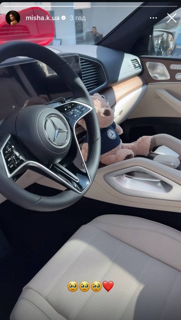 Сториз Ксенії Мішиної / © instagram.com/misha.k.ua