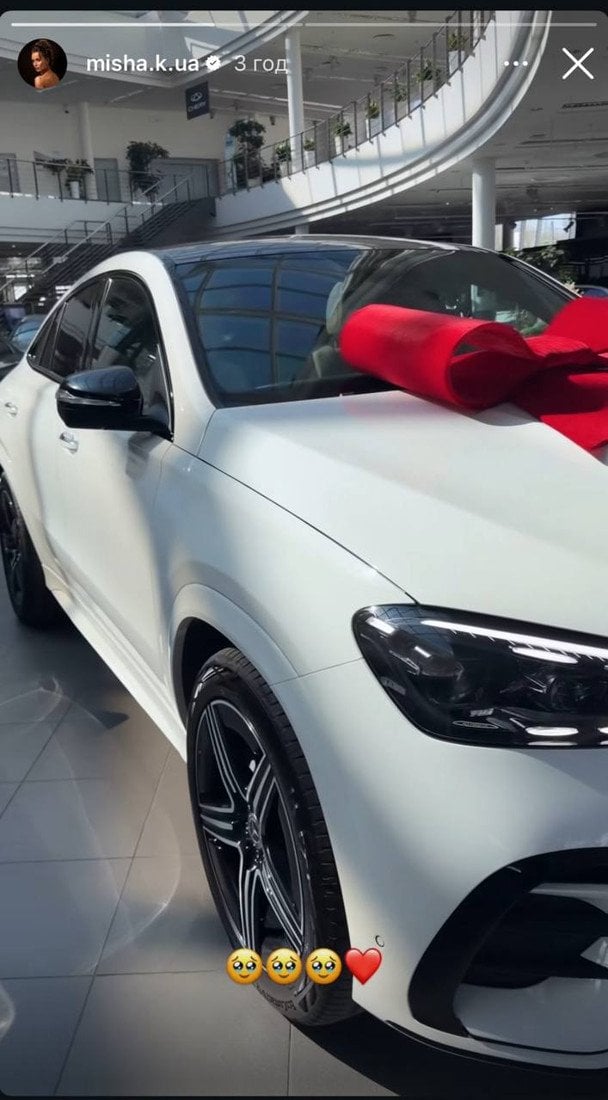 Сториз Ксенії Мішиної / © instagram.com/misha.k.ua