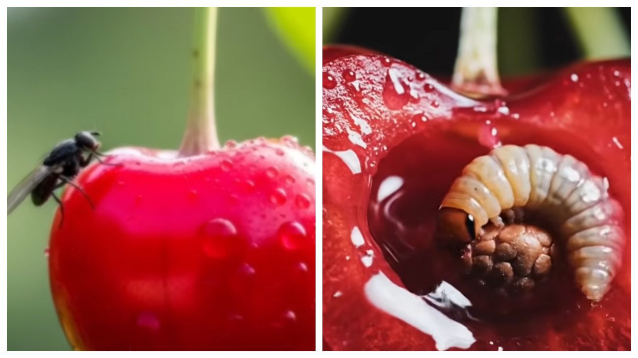 Садівники розповіли про обробку черешні від хробаків. Фото: YouTube Секрети врожаю