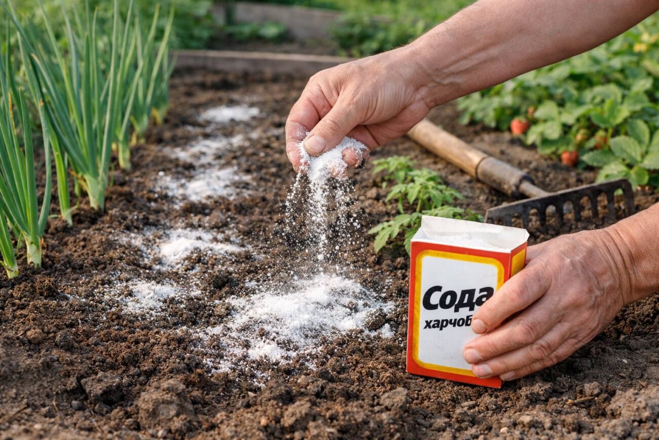 Городники розповіли, для чого потрібно посипати содою грядки. Фото: Добрі новини