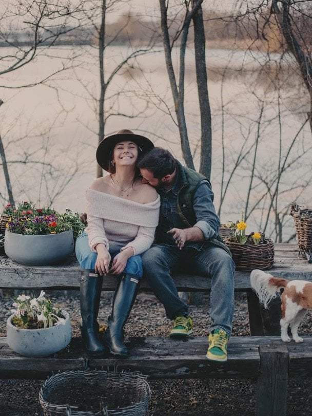 Даша Малахова з чоловіком / © instagram.com/dashamalakhova