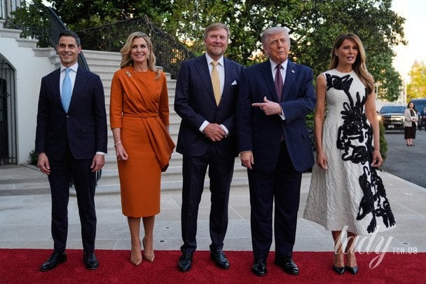 Меланій і Дональд Трамп, король Віллем-Олександр та королева Максима / © Associated Press