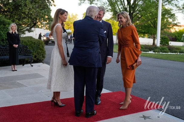 Меланій і Дональд Трамп, король Віллем-Олександр та королева Максима / © Associated Press