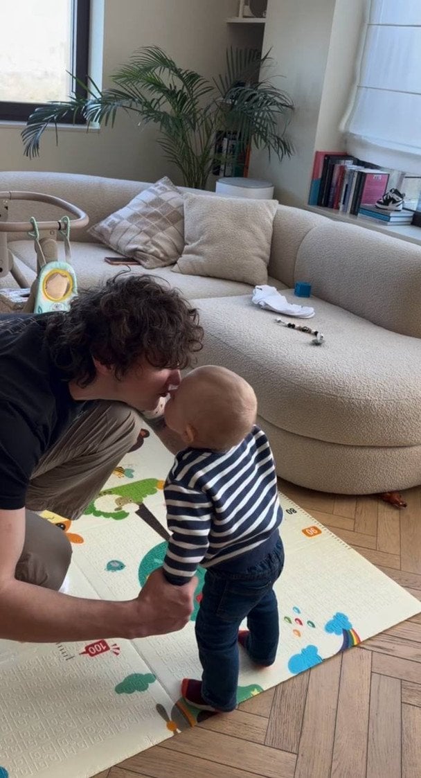 Дмитро Бабчук з сином / © instagram.com/special_my_profession