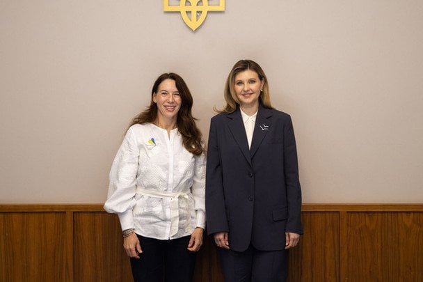 Ванесса Фрейзер і Олена Зеленська / © Instagram Олени Зеленської