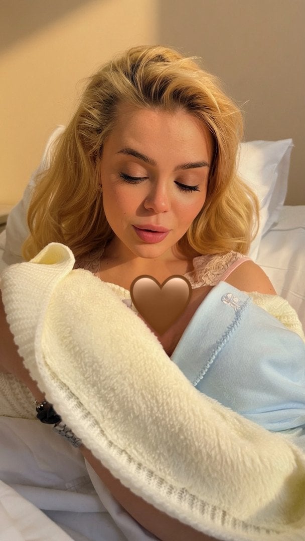 Аліна Гросу з сином / © пресслужба Аліни Гросу