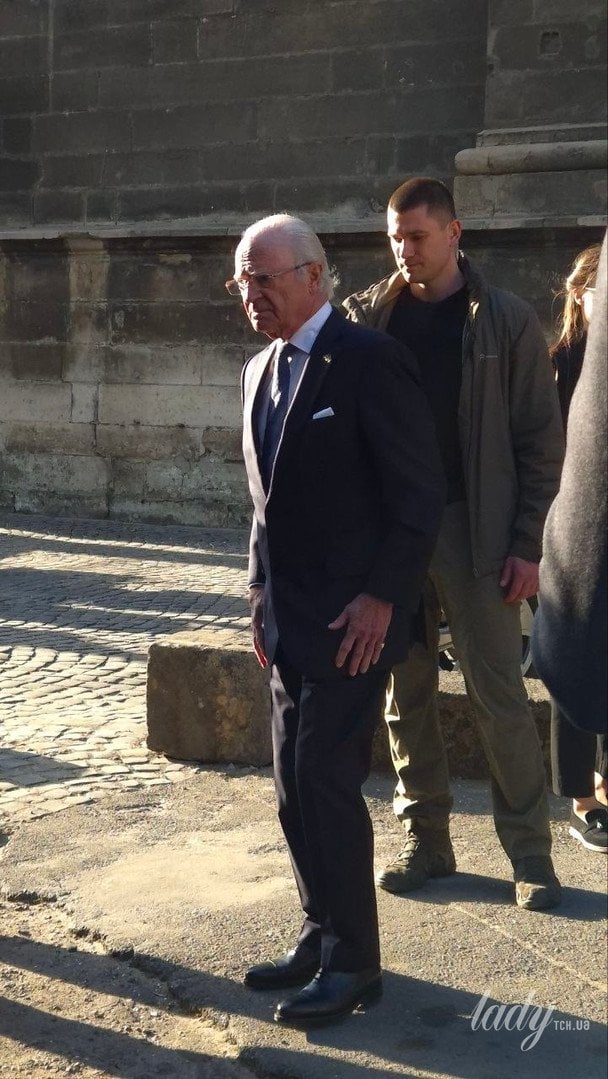 Король Карл XVI Густав у Львові