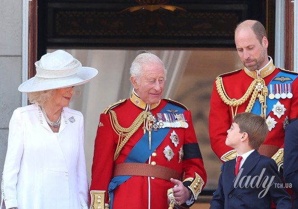 Королева Камілла і король Чарльз з принцом Луї / © Getty Images