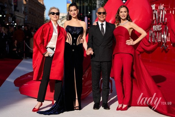 Меріл Стріп, Енн Гетевей, Стенлі Туччі та Емілі Блант / © Associated Press