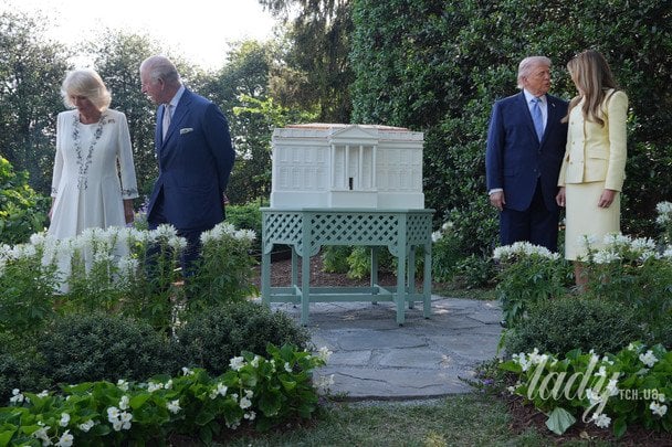 Дональд і Меланія Трампи, король Чарльз і королева Камілла / © Associated Press