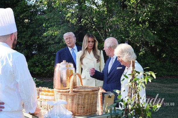 Дональд і Меланія Трампи, король Чарльз і королева Камілла / © Associated Press