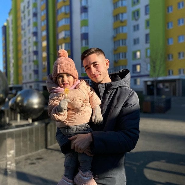 Роман Сасанчин з донькою / © instagram.com/sasanchyn_official