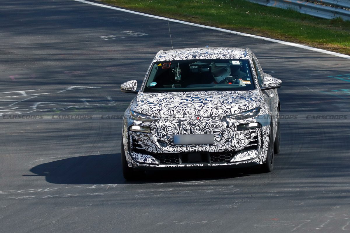 Електричний монстр: Audi тестує потужний кросовер RS Q6 Sportback e-tron на Нюрбургринзі - фото 1