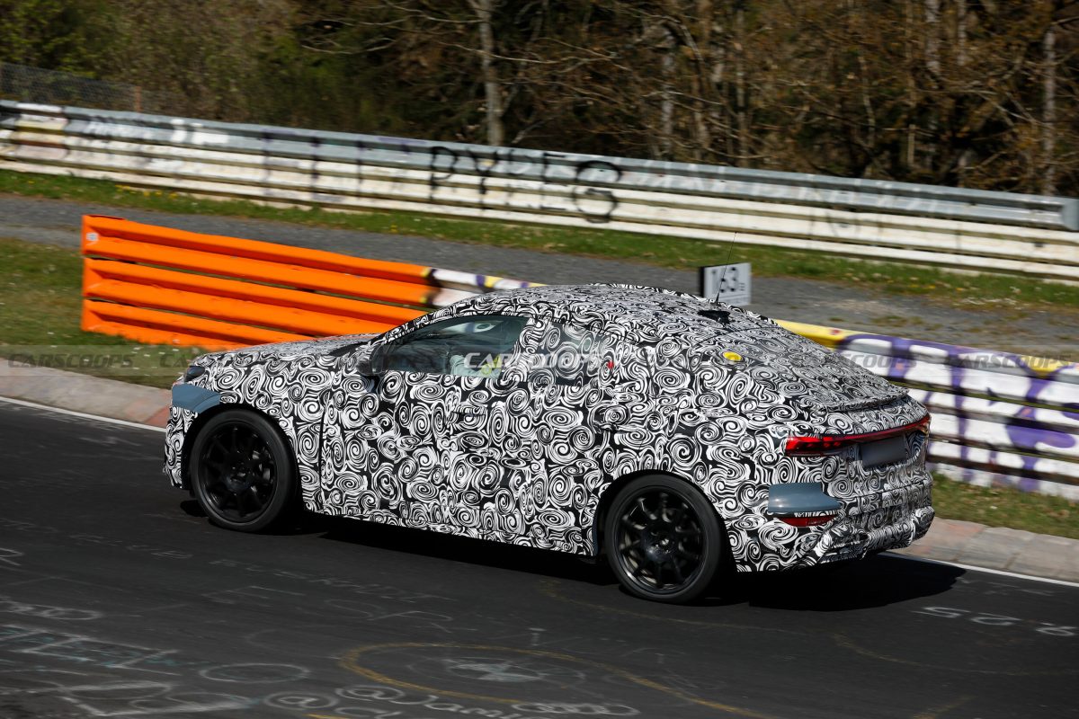 Електричний монстр: Audi тестує потужний кросовер RS Q6 Sportback e-tron на Нюрбургринзі - фото 8