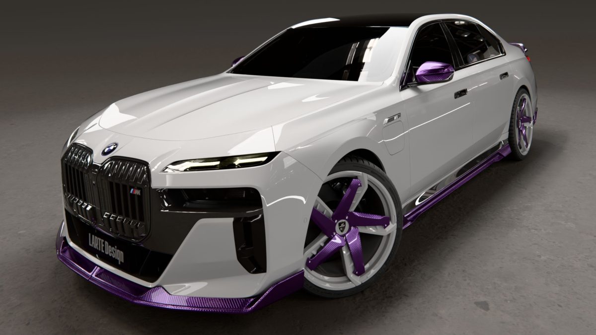 Справжній автомобіль лиходія: Larte Design створили фіолетовий карбоновий обвіс для BMW 7-Series - фото 4