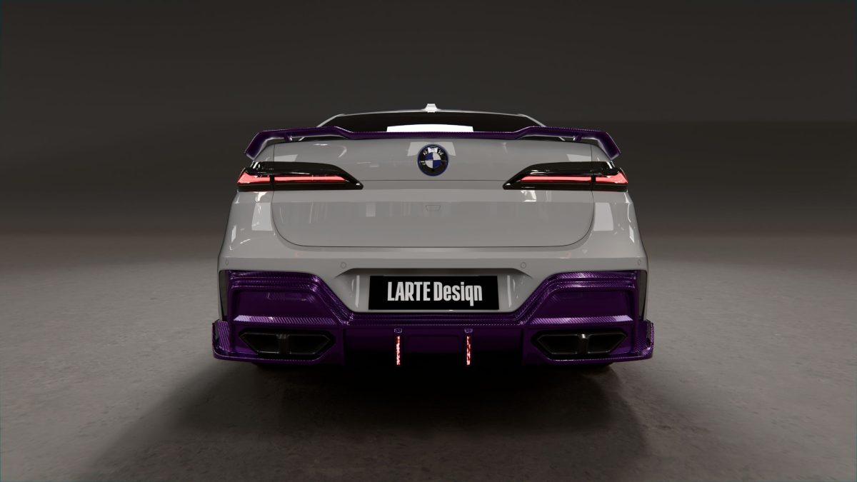 Справжній автомобіль лиходія: Larte Design створили фіолетовий карбоновий обвіс для BMW 7-Series - фото 6