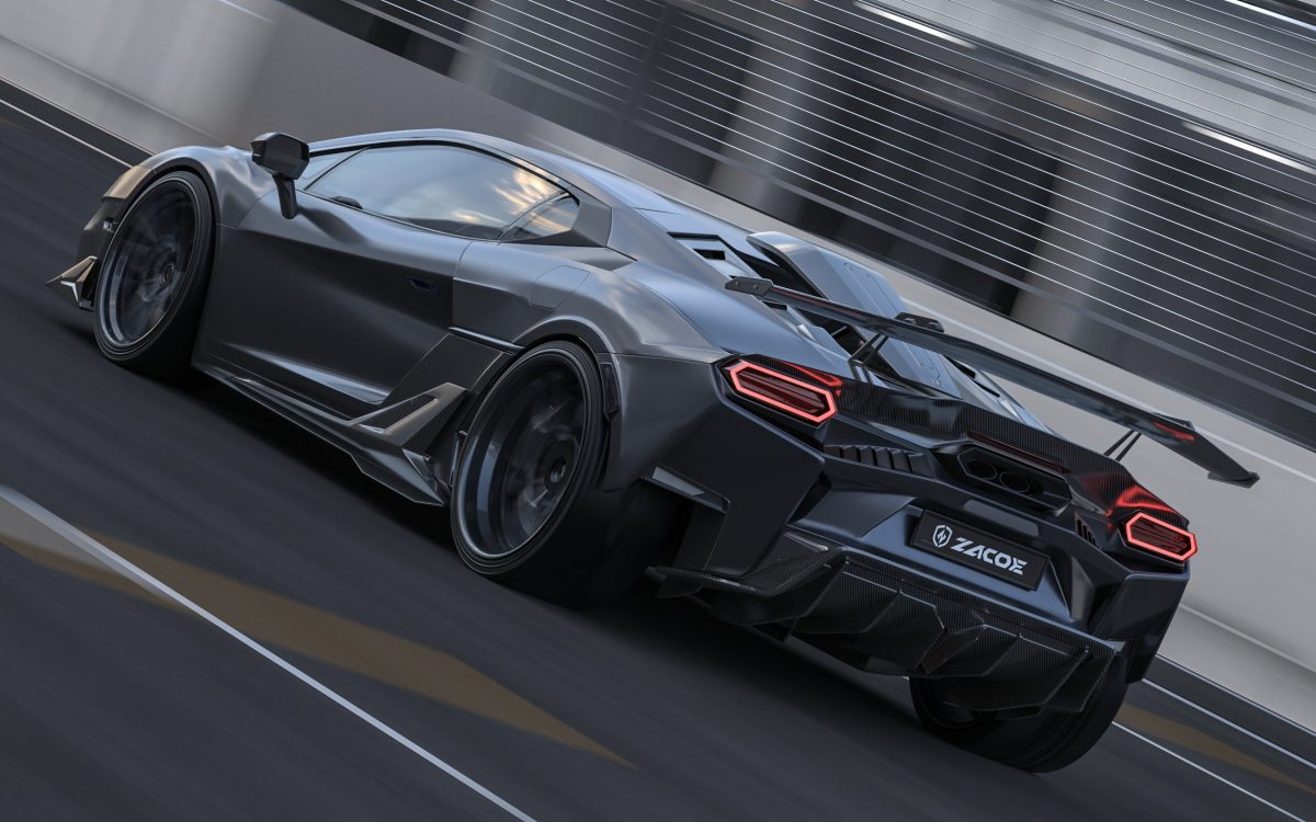 Екстремальний тюнінг для Lamborghini Temerario: карбоновий бодікіт у стилі Huracan STO від Zacoe - фото 3