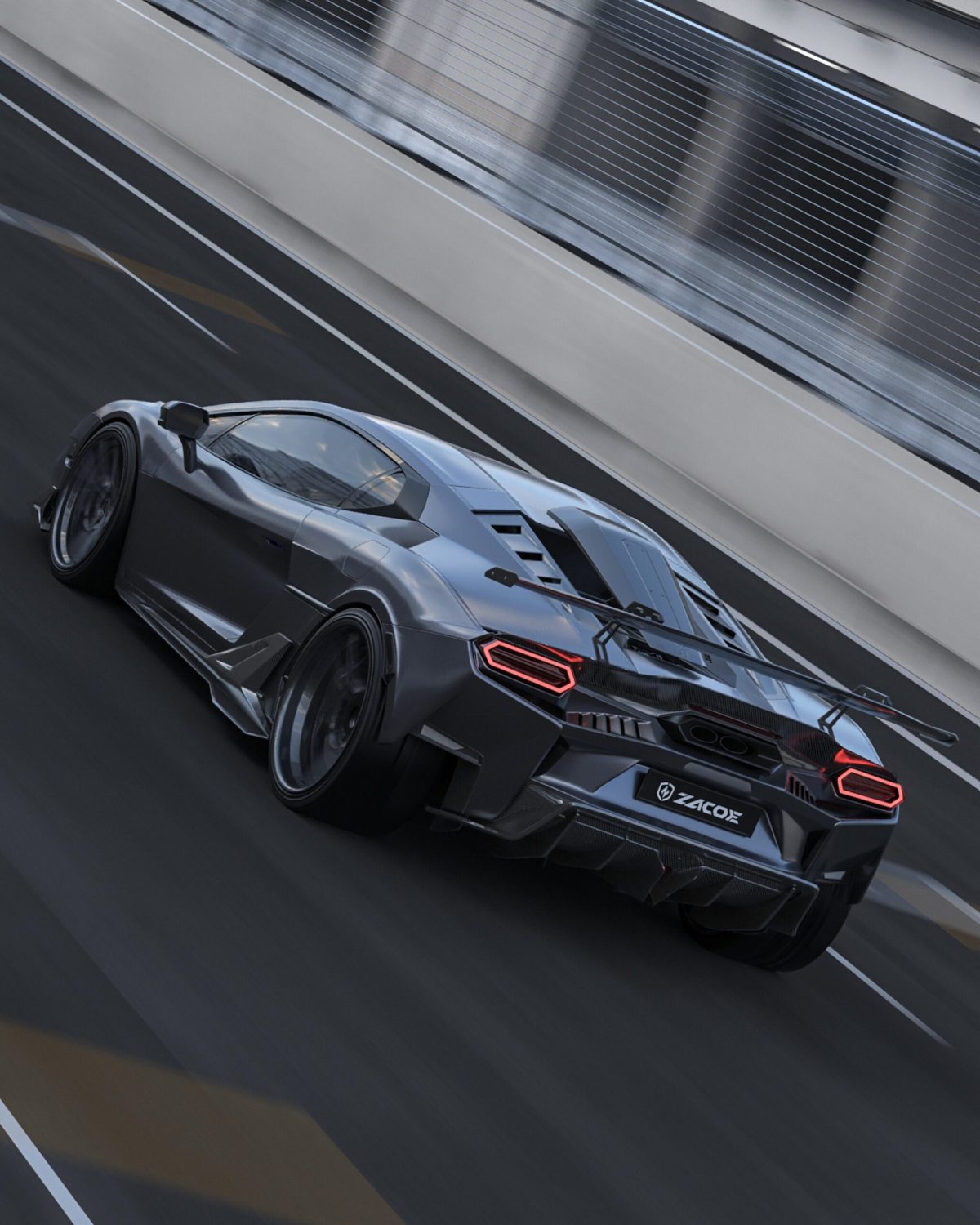 Екстремальний тюнінг для Lamborghini Temerario: карбоновий бодікіт у стилі Huracan STO від Zacoe - фото 4