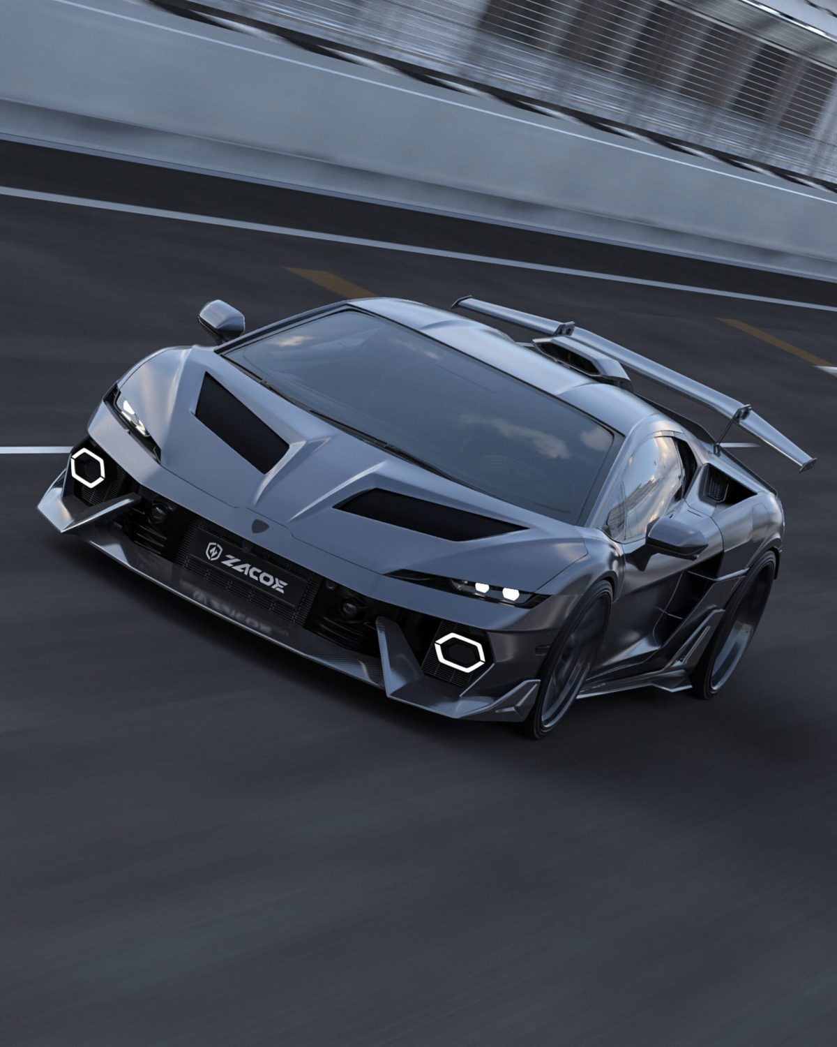 Екстремальний тюнінг для Lamborghini Temerario: карбоновий бодікіт у стилі Huracan STO від Zacoe - фото 5