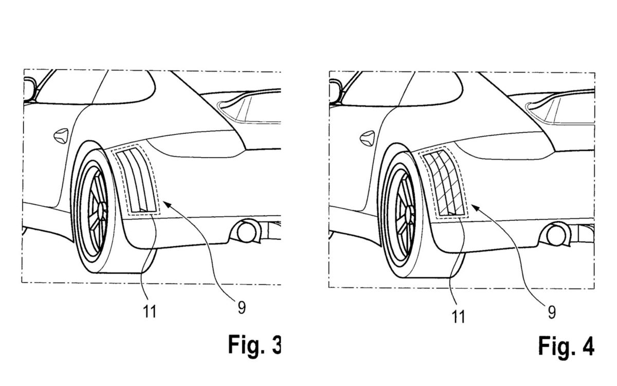 Porsche запатентувала розумне покриття кузова: гоночні смуги та індикатор заряду за натисканням кнопки - фото 1