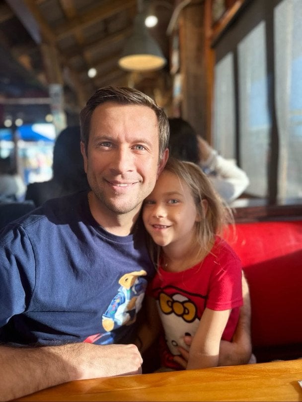 Дмитро Ступка з донькою / © instagram.com/stupka777