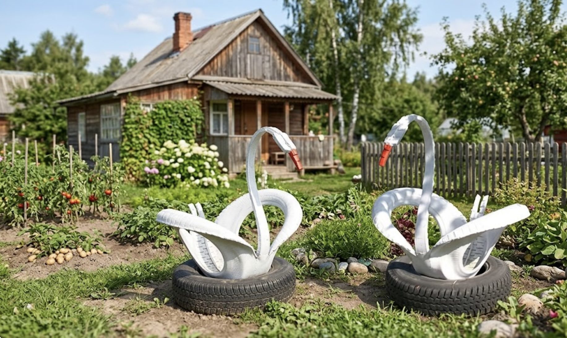 Садівники розповіли, які рішення декору на дачі вважаються застарілими. Фото: Добрі новини