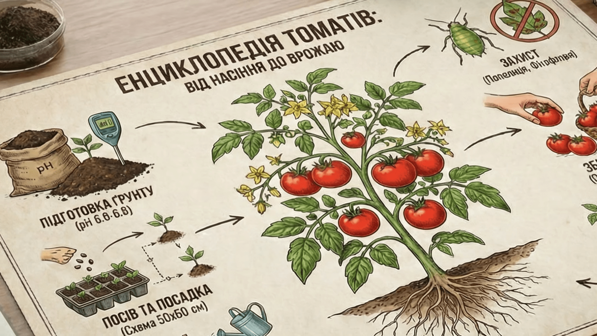 Городники розповіли секрети вирощування томатів на городі. Фото: YouTube/Mykhailo Bulasov