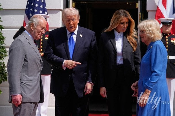 Король Чарльз, королева Камілла, Дональд і Меланія Трампи / © Associated Press