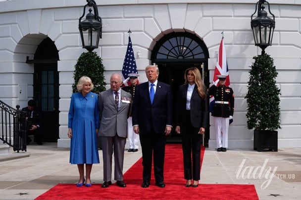Королева Камілла і король Чарльз, президент Дональд Трамп і Меланія Трамп / © Associated Press