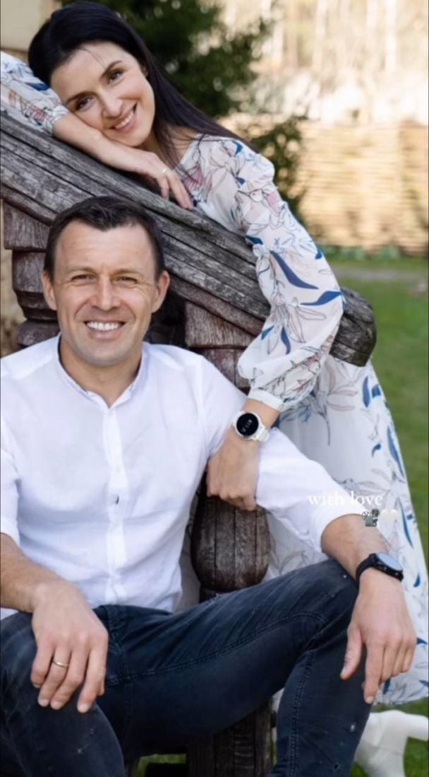 Валентина Хамайко з чоловіком / © instagram.com/valentinakhamaiko