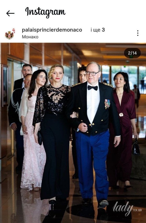 Княгиня Шарлін і князь Альбер II / © Instagram княжої родини Монако