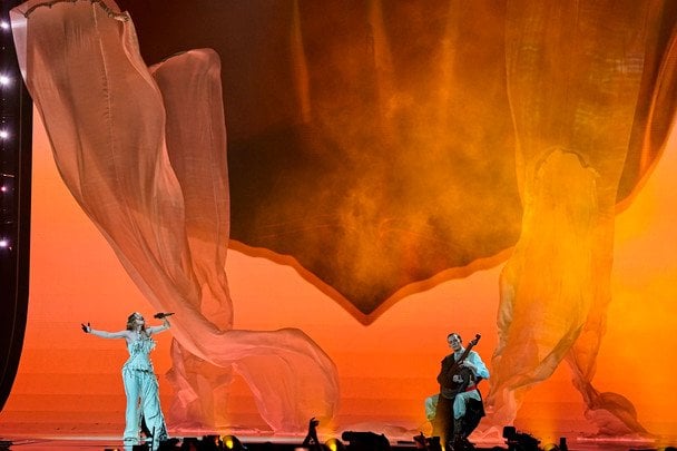 LELÉKA та Ярослав Джусь на "Євробаченні-2026" / © Associated Press