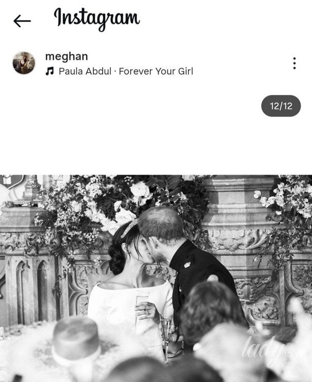 Принц Гаррі та Меган Маркл у день весілля / © Instagram Меган Маркл