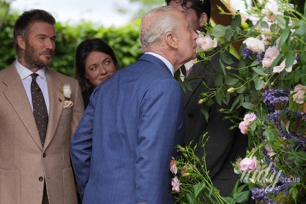 Король Чарльз ІІІ і Девід Бекхем на Chelsea Flower Show 2026 / © Getty Images