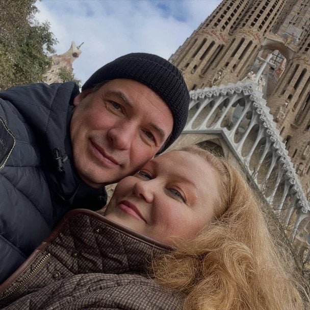 Леся Самаєва з Андрієм Самініним / © instagram.com/lesia_samaieva/