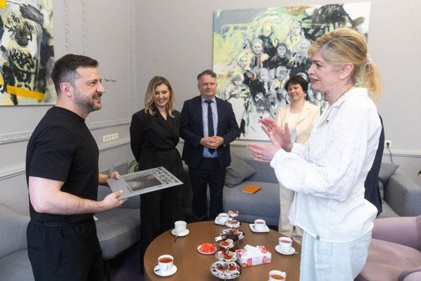 Володимир та Олена Зеленські, Кері-Лінн Вілсон / © Instagram Олени Зеленської