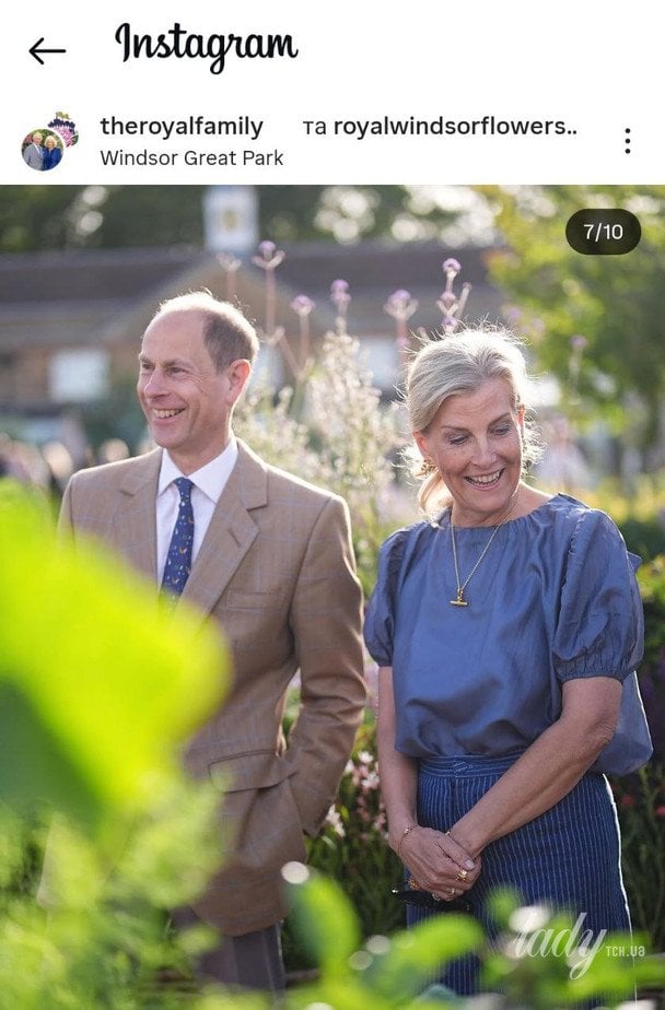 Герцогиня Софі та принц Едвард / © instagram.com/theroyalfamily