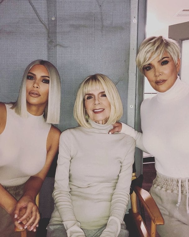 Кім Кардашян із бабусею та мамою / © instagram.com/kimkardashian