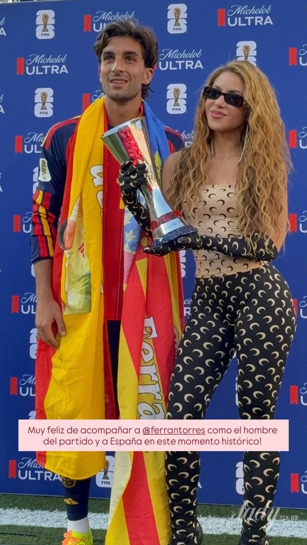 Ферран Торрес та Шакіра / © instagram.com/shakira