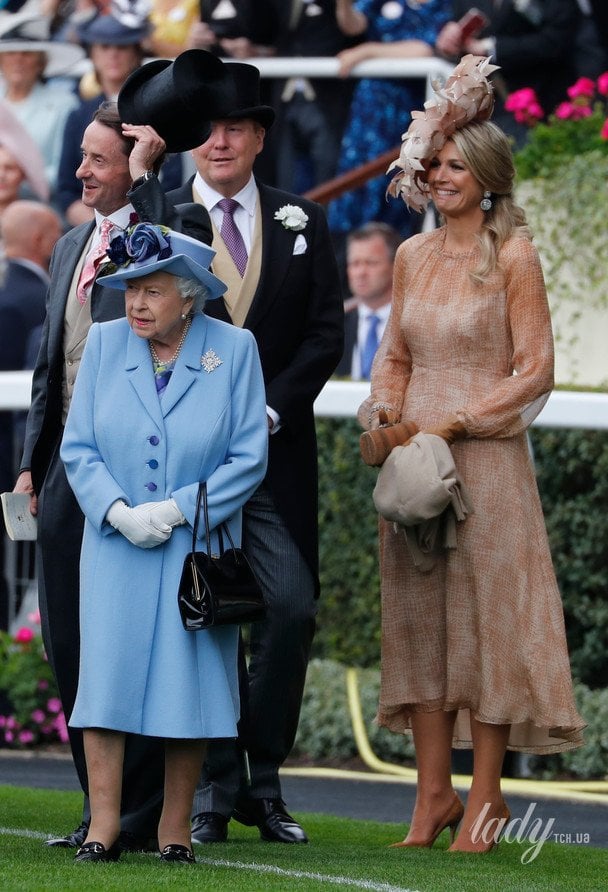 Королева Нідерландів Максима і королева Єлизавета II на Royal Ascot 2019 / © Associated Press