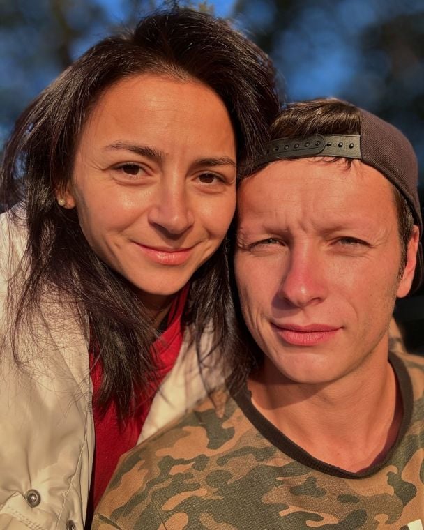 Ілона Гвоздьова з чоловіком / © instagram.com/ilonagvozdeva
